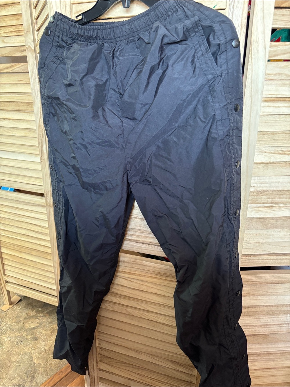 Holloway Black Snap-Side Joggers Small